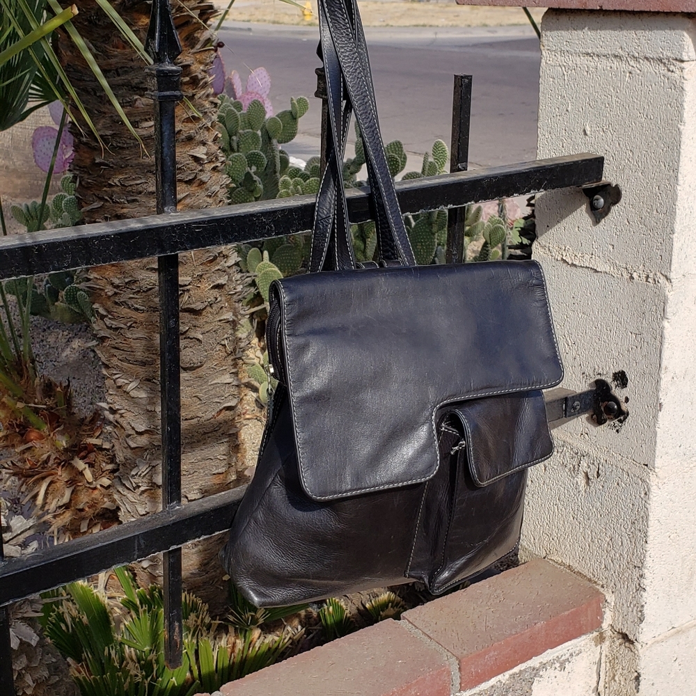 Leather Backpack - image 1